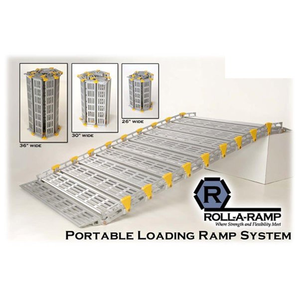 Roll-A-Ramp Roll-A-Ramp A13012A19 30 in. x 144 in. Portable Loading Ramp A13012A19